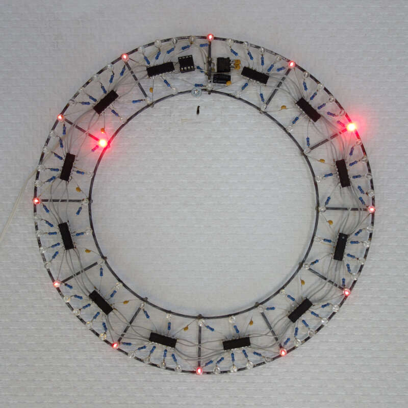 Clock circuit sculpture