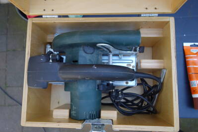 Circular saw case, seen from the top