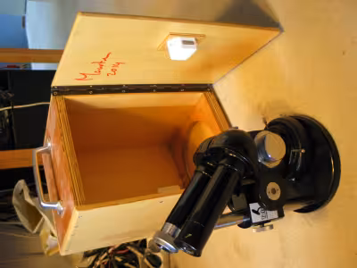 Microscope and case