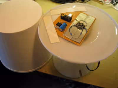 Wake-up-bright led lamp
