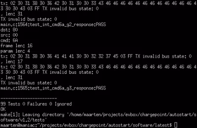 Tests screenshot