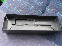 Original radio front detached (back view)