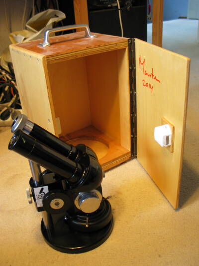 Microscope and case
